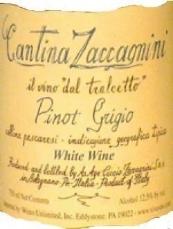 Cantina Zaccagnini - Pinot Grigio 2023