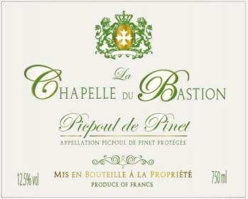 La Chapelle du Bastion - Picpoul de Pinet 2023