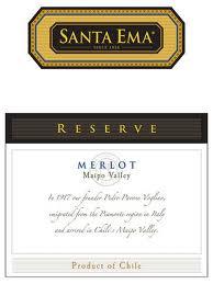 Via Santa Ema - Merlot Maipo Valley Reserve 2019