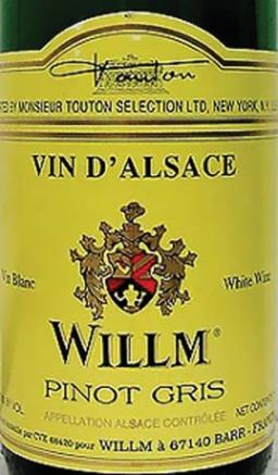Alsace Willm - Pinot Gris Alsace 2020