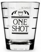 True - Bullseye Measured Shot Glass 1.5 Oz 0